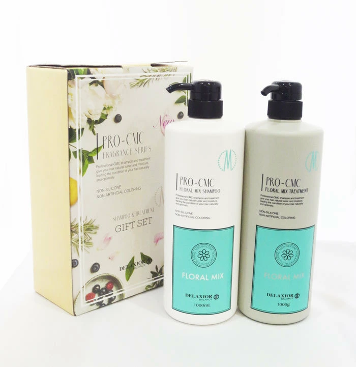 ギフトセット 千代田化学 デラクシオプロ CMCシャンプー&トリートメント フレグランスシリーズフローラルミックス 送料無料
